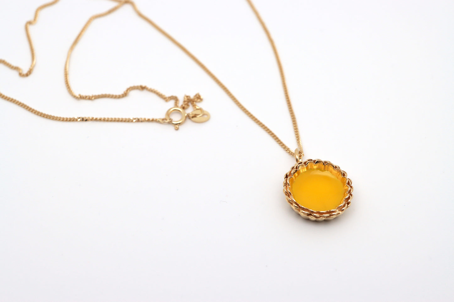 Egg Tart Necklace