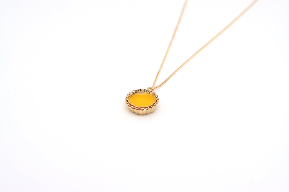 Egg Tart Necklace