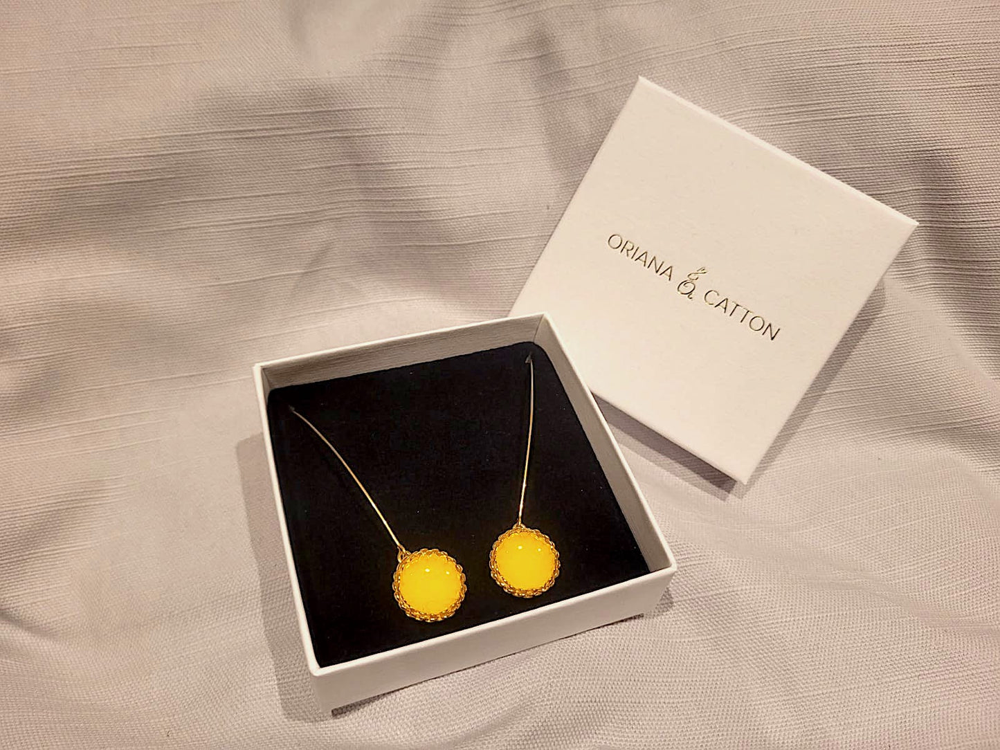 Egg Tart Earrings